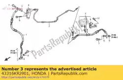 Aqui você pode pedir o nenhuma descrição disponível no momento em Honda , com o número da peça 43316KRJ901: