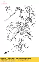 Here you can order the bracket, fender from Yamaha, with part number 1AE215120000: