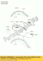 560651275, Kawasaki, modèle, fr fender, rh kawasaki vn mean streak p classic fi n drifter r vulcan nomad l e vn1500 1500 , Nouveau