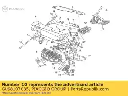 Qui puoi ordinare vite da Piaggio Group , con numero parte GU98107035: