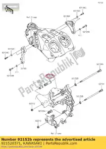 kawasaki 921520371 col, ajuster, rr, upp zx1400a6f - La partie au fond