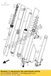 Here you can order the bush, slide from Suzuki, with part number 5112136E60: