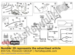 Aprilia 859728, G?ówna wi?zka przewodów, OEM: Aprilia 859728