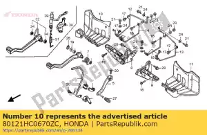 Honda 80121HC0670ZC b?otnik r, r * nh1 * - Dół