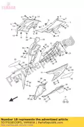 Ici, vous pouvez commander le couverture sous dnmn auprès de Yamaha , avec le numéro de pièce 5D7F838530P5: