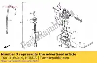 16013166014, Honda, vlotter set honda nsr  s f nsr50s 50 , Nieuw