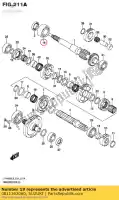 0811362060, Suzuki, Roulement à billes ns suzuki  an lt a 400 650 2005 2006 2007 2008 2009 2010 2011 2012 2014 2015 2016 2017 2018 2019, Nouveau