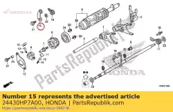 Qui puoi ordinare stopper comp., cambio da Honda , con numero parte 24430HP7A00: