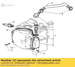 afstandhouder van Piaggio Group, met onderdeel nummer L3525114, bestel je hier online: