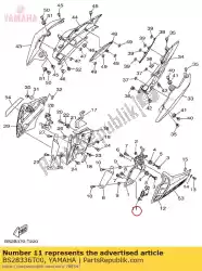 Here you can order the holder 1 from Yamaha, with part number BS28336T00: