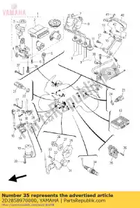 yamaha 2D2858970000 capteur, position de came 2 - La partie au fond