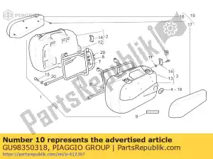 Piaggio Group GU98350318 tornillo hexagonal - Lado inferior