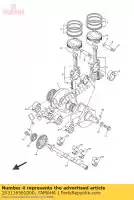 2S3116561000, Yamaha, ?o?ysko p?askie, korbowód yamaha vmx 1700 2009 2010 2011 2012 2015 2016, Nowy