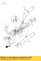 4KM146110100, Yamaha, rura wydechowa 1 yamaha xj 900 1995 1996 1997 1998 2000 2001 2002, Nowy