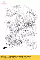 3B4W215B3000, Yamaha, przedni b?otnik komp. 2 yamaha yfm 700 2007 2008, Nowy