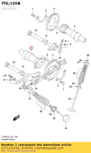 Suzuki 1271141F00 camshaft front - Bottom side