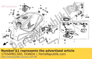 honda 17556MEL300 film a, protector - Bottom side