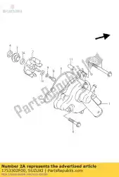 Here you can order the washer,impeller from Suzuki, with part number 1753302F00: