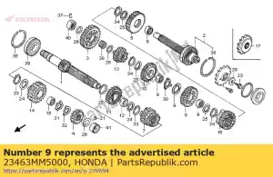 honda 23463MM5000 col, cannelure, 30x12,7 - La partie au fond