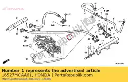 Here you can order the hose comp., fuel feed from Honda, with part number 16527MCAA61: