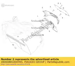 Qui puoi ordinare schutz da Piaggio Group , con numero parte 1B000881000YR5: