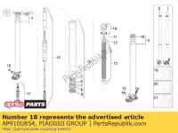 AP9100854, Piaggio Group, Wtyczka kpl. d.45 aprilia  rxv rxv sxv 450 550 2006 2008 2009 2010 2011, Nowy