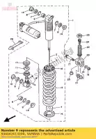 936042613200, Yamaha, pin, dowel (1w1) yamaha tz xt it yz xtz tzs tenere tzt tzu 250 600 200 125 80 660, New