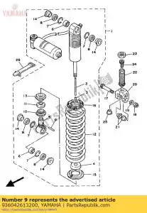 Yamaha 936042613200 ko?ek, ko?ek (1w1) - Dół