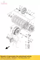 4VR163710000, Yamaha, baas, koppeling yamaha  xvs 650 1997 1998 1999 2000 2001 2002 2004 2005 2006 2017 2018, Nieuw