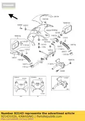 Here you can order the collar from Kawasaki, with part number 921431026: