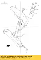 5131006F00291, Suzuki, soporte, f superior suzuki tr 50 1998 1999 2000, Nuevo