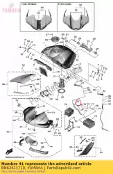 Aquí puede pedir tubo 7 de Yamaha , con el número de pieza BN62431710: