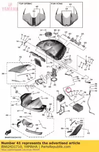 yamaha BN62431710 tubo 7 - Lado inferior