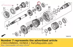 Qui puoi ordinare ingranaggio, terzo albero principale (30 da Honda , con numero parte 23441HN8B40: