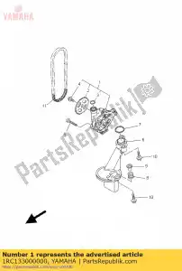 yamaha 1RC133000000 pompe à huile - La partie au fond