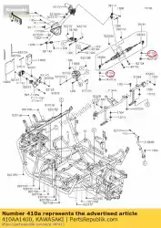 Ici, vous pouvez commander le rondelle-plaine-petite, 14mm ex250k auprès de Kawasaki , avec le numéro de pièce 410AA1400: