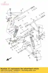 Ici, vous pouvez commander le porte-fusée (gauche) auprès de Yamaha , avec le numéro de pièce 18P235010000: