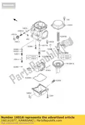 Aquí puede pedir émbolo, motor de arranque de Kawasaki , con el número de pieza 160161077: