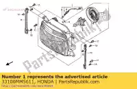 33100MM5611, Honda, light assy head honda cbr  f cbr1000f 1000 , New