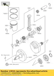 Here you can order the bearing-big end,b4 kx60-b15 from Kawasaki, with part number 130341107: