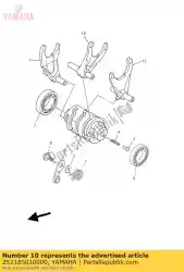 vork, shift 1 van Yamaha, met onderdeel nummer 2S2185010000, bestel je hier online: