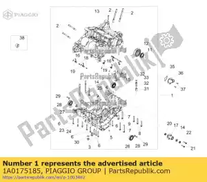 Piaggio Group 1A0175185 carter motore abril tuono v4 1100 21 - Lado inferior