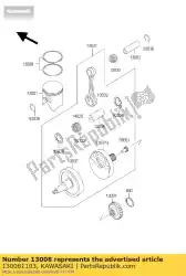 Tutaj możesz zamówić pier? Cie?-zestaw-t? Ok od Kawasaki , z numerem części 130081103: