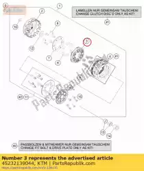 Tutaj możesz zamówić zespó? Kosza kulowego od KTM , z numerem części 45232139044: