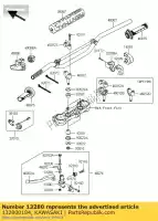 132800184, Kawasaki, soporte, palanca de embrague kawasaki kx  f r kx250f kx450f 450 250 , Nuevo