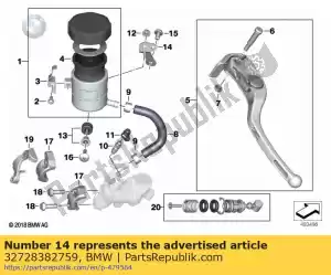 bmw 32728382759 holder - Bottom side