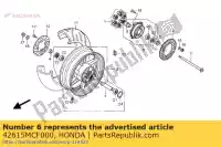 42615MCF000, Honda, geen beschrijving beschikbaar op dit moment honda cbr vtr 900 1000 2000 2001 2002 2003 2004 2005 2006, Nieuw