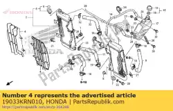 Here you can order the grille, radiator from Honda, with part number 19033KRN010: