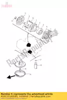 4G0133160000, Yamaha, cubierta, bomba yamaha  fz xj 600 1986 1988 1989 1990 1991 1992 1993 1994 1995 1996 1997 1998 1999 2000 2001 2002, Nuevo