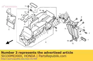 honda 50330MEJ000 cubierta, batería - Lado inferior